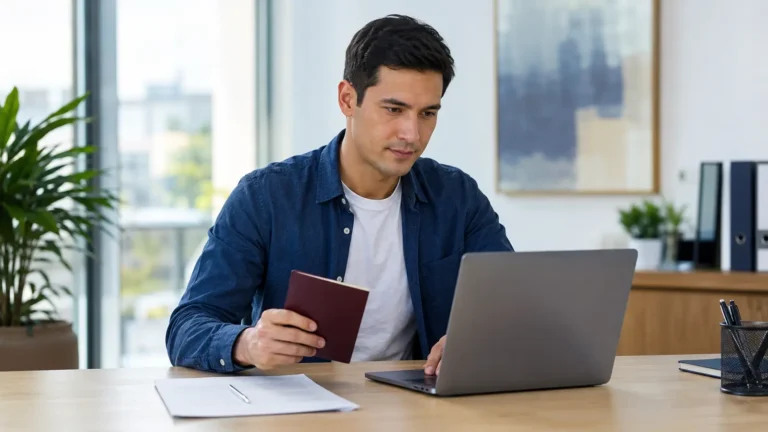 Yabancı vergi numarası için pasaportuyla online başvuru yapan yabancı